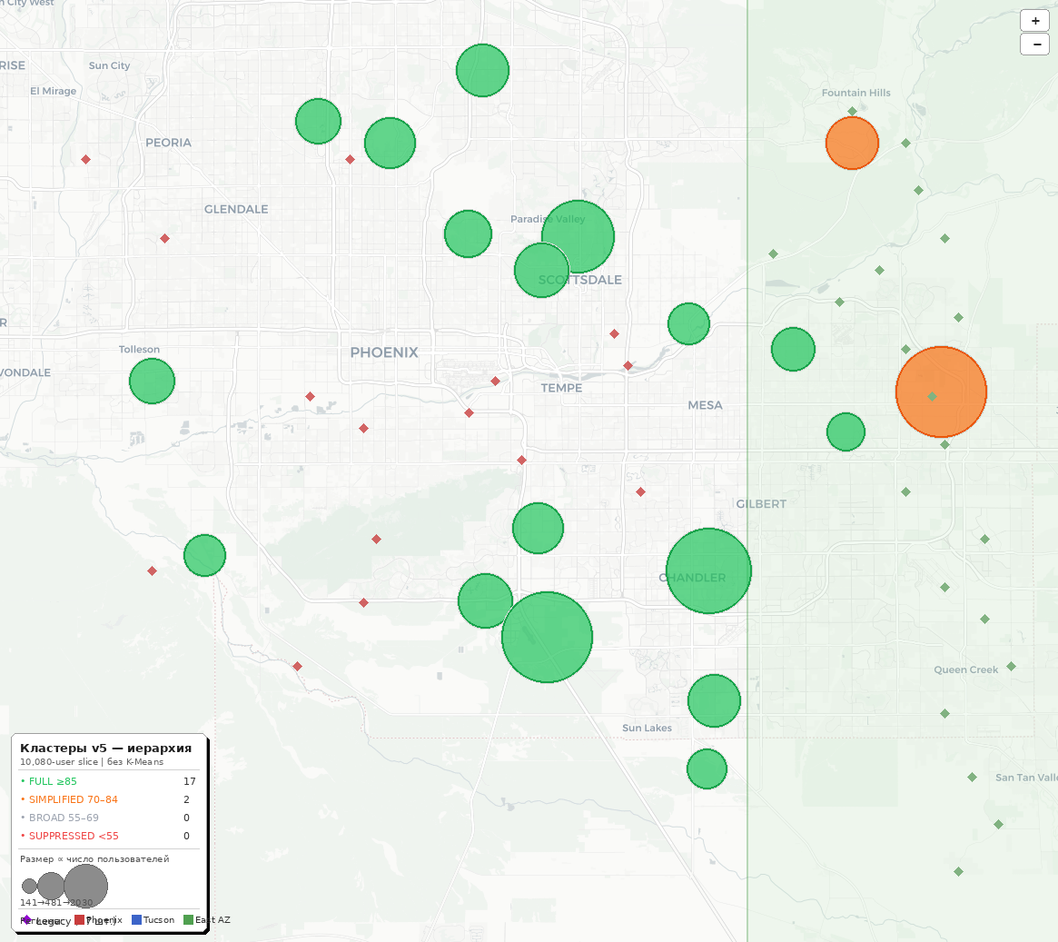 Arizona Energy Grid Clustering — Leaflet Map